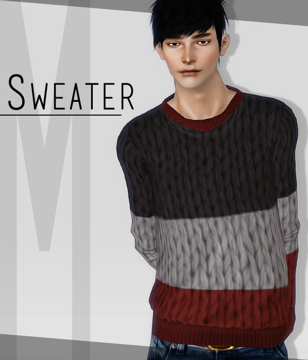 【LittleM】TS3_Sweater_M by LittleM - SimsDay