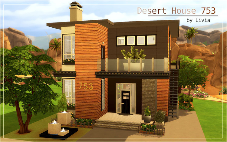 Desert House 753 by Lovias - SimsDay